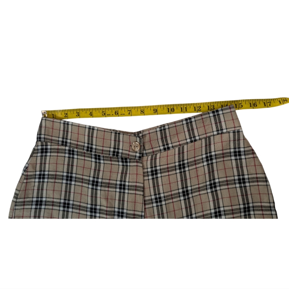 Nasty Gal Sz 8 NWT Check Tapered High Waisted Pants - Picture 9 of 12